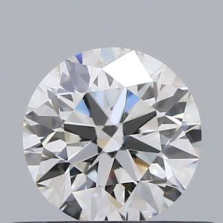 0.43 Carat Round G VVS2 EX GIA Natural Diamond