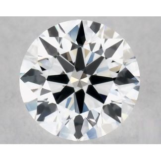 0.31 Carat Round E VVS1 EX GIA Natural Diamond