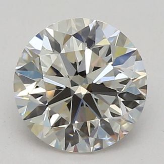 0.61 Carat Round I VVS1 VG EX GIA Natural Diamond