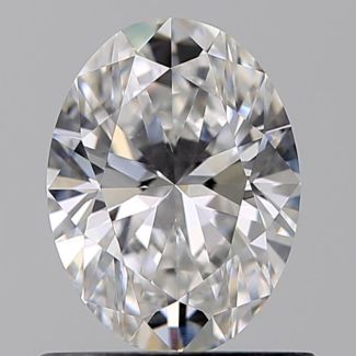 0.71 Carat Oval D SI1 - VG GIA Natural Diamond