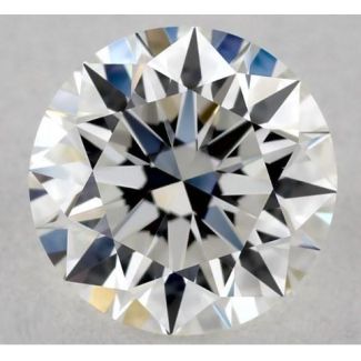 0.51 Carat Round H VVS1 EX GIA Natural Diamond