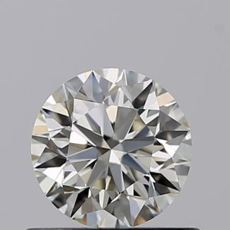 0.53 Carat Round K VS1 VG EX GIA Natural Diamond