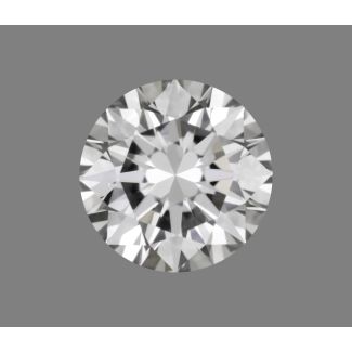 0.21 Carat Round H IF EX GIA Natural Diamond