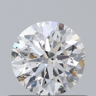 0.5 Carat Round F SI1 EX VG GIA Natural Diamond