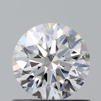 0.61 Carat Round E SI1 EX GIA Natural Diamond