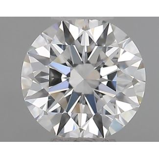 0.45 Carat Round H IF EX GIA Natural Diamond