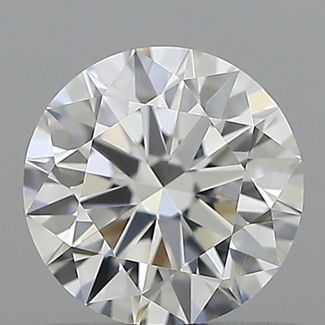 0.57 Carat Round E VVS1 EX GIA Natural Diamond