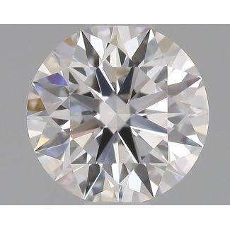 0.5 Carat Round F VS1 EX GIA Natural Diamond