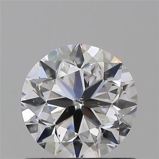 0.71 Carat Round D SI1 VG EX GIA Natural Diamond