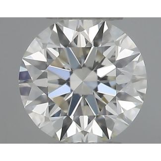 0.30 Carat Round H VVS1 EX IGI Natural Diamond