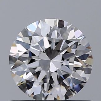 0.6 Carat Round F VVS1 EX GIA Natural Diamond