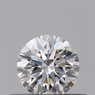 0.31 Carat Round F VVS2 EX GIA Natural Diamond