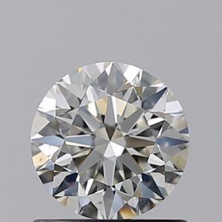 0.70 Carat Round I VS2 EX GIA Natural Diamond