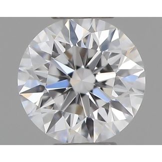 0.22 Carat Round D VVS1 VG EX GIA Natural Diamond