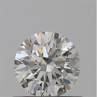 0.44 Carat Round H VS1 EX GIA Natural Diamond