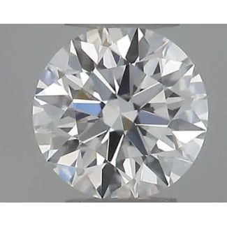 0.22 Carat Round F VVS1 EX GIA Natural Diamond