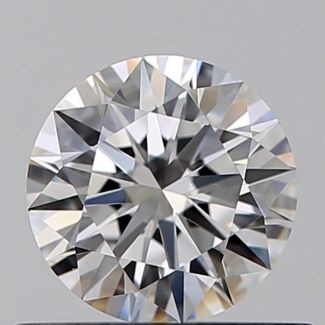 0.45 Carat Round F VS1 EX GIA Natural Diamond