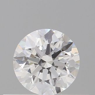 0.36 Carat Round D VVS1 EX GIA Natural Diamond