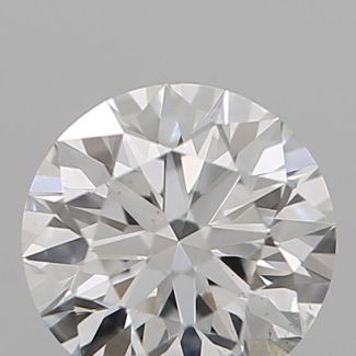 0.24 Carat Round F SI1 EX GIA Natural Diamond