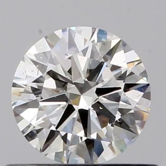 0.47 Carat Round H SI1 VG GIA Natural Diamond