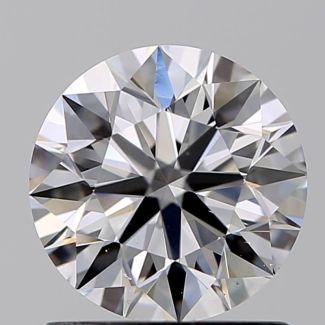 1.00 Carat Round D VS2 EX GIA Natural Diamond