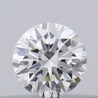 0.18 Carat Round D VS2 VG EX GIA Natural Diamond