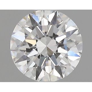 0.5 Carat Round D VVS2 EX GD GIA Natural Diamond