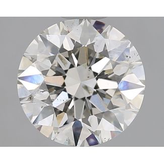 1.72 Carat Round I SI2 EX VG GIA Natural Diamond