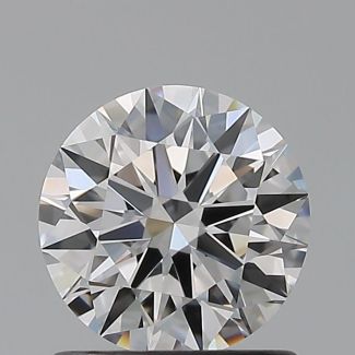 0.9 Carat Round E VVS1 EX GIA Natural Diamond