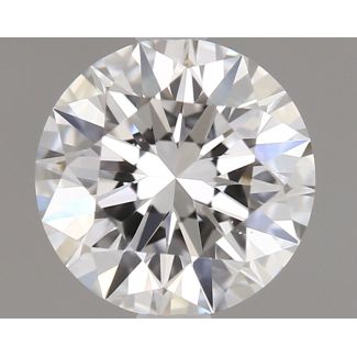 0.5 Carat Round D VS2 EX GIA Natural Diamond