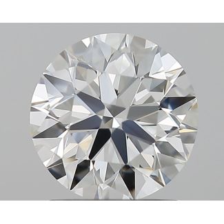 1.5 Carat Round G VVS2 EX GIA Natural Diamond