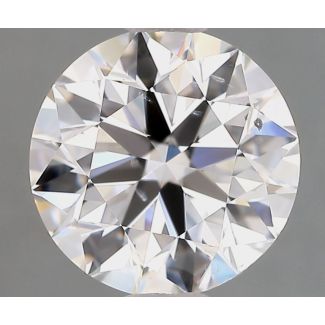 2.0 Carat Round E SI1 EX GIA Natural Diamond