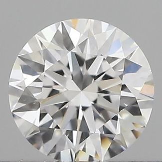 0.40 Carat Round D VS2 EX GIA Natural Diamond