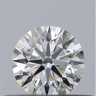 0.31 Carat Round F VVS2 EX IGI Natural Diamond