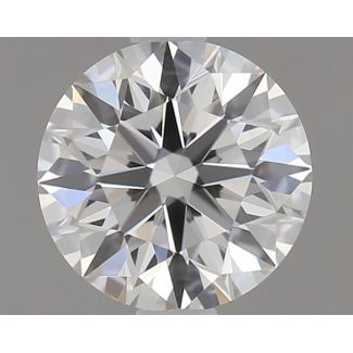 0.36 Carat Round F VVS2 EX GIA Natural Diamond