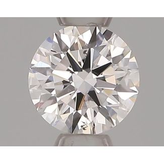 0.30 Carat Round D SI2 EX VG GIA Natural Diamond