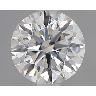 0.51 Carat Round G SI1 EX GIA Natural Diamond