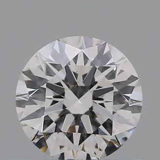 0.41 Carat Round E SI1 EX GIA Natural Diamond