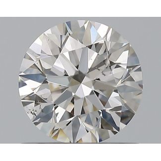 0.8 Carat Round H SI1 EX GIA Natural Diamond