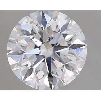 1.4 Carat Round D SI2 EX GIA Natural Diamond