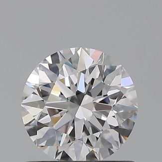 0.75 Carat Round D VVS1 EX GIA Natural Diamond