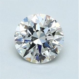 1.0 Carat Round I VVS1 EX GIA Natural Diamond