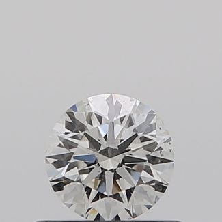 0.41 Carat Round H SI1 EX GIA Natural Diamond