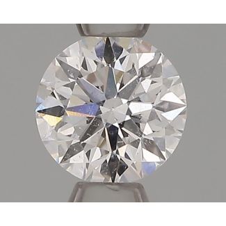 0.33 Carat Round D SI2 EX GIA Natural Diamond