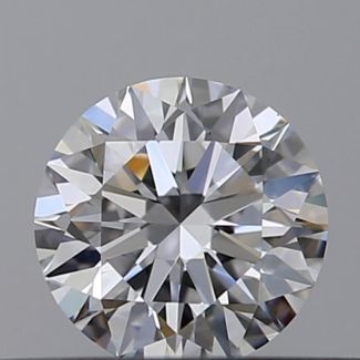 0.31 Carat Round D VVS2 EX GIA Natural Diamond