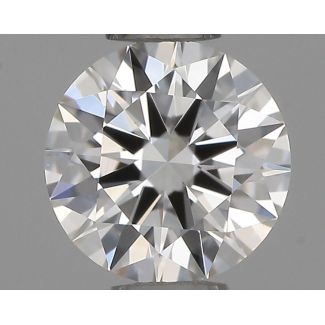 0.41 Carat Round F VS1 EX GIA Natural Diamond