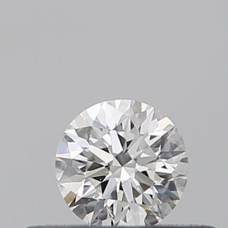 0.23 Carat Round F VS1 EX GIA Natural Diamond