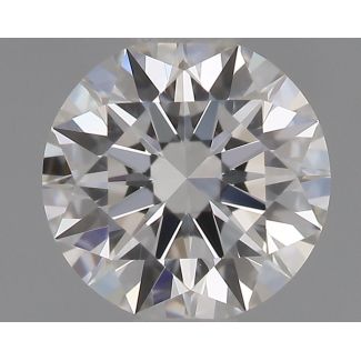 0.48 Carat Round F VVS1 EX GIA Natural Diamond