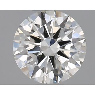 0.6 Carat Round H VS2 EX IGI Natural Diamond