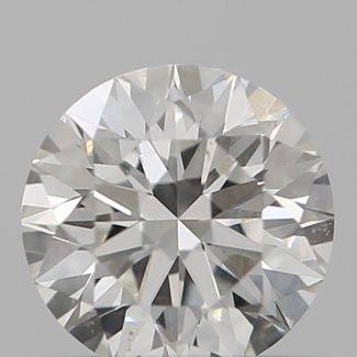 0.37 Carat Round F SI1 EX VG GIA Natural Diamond